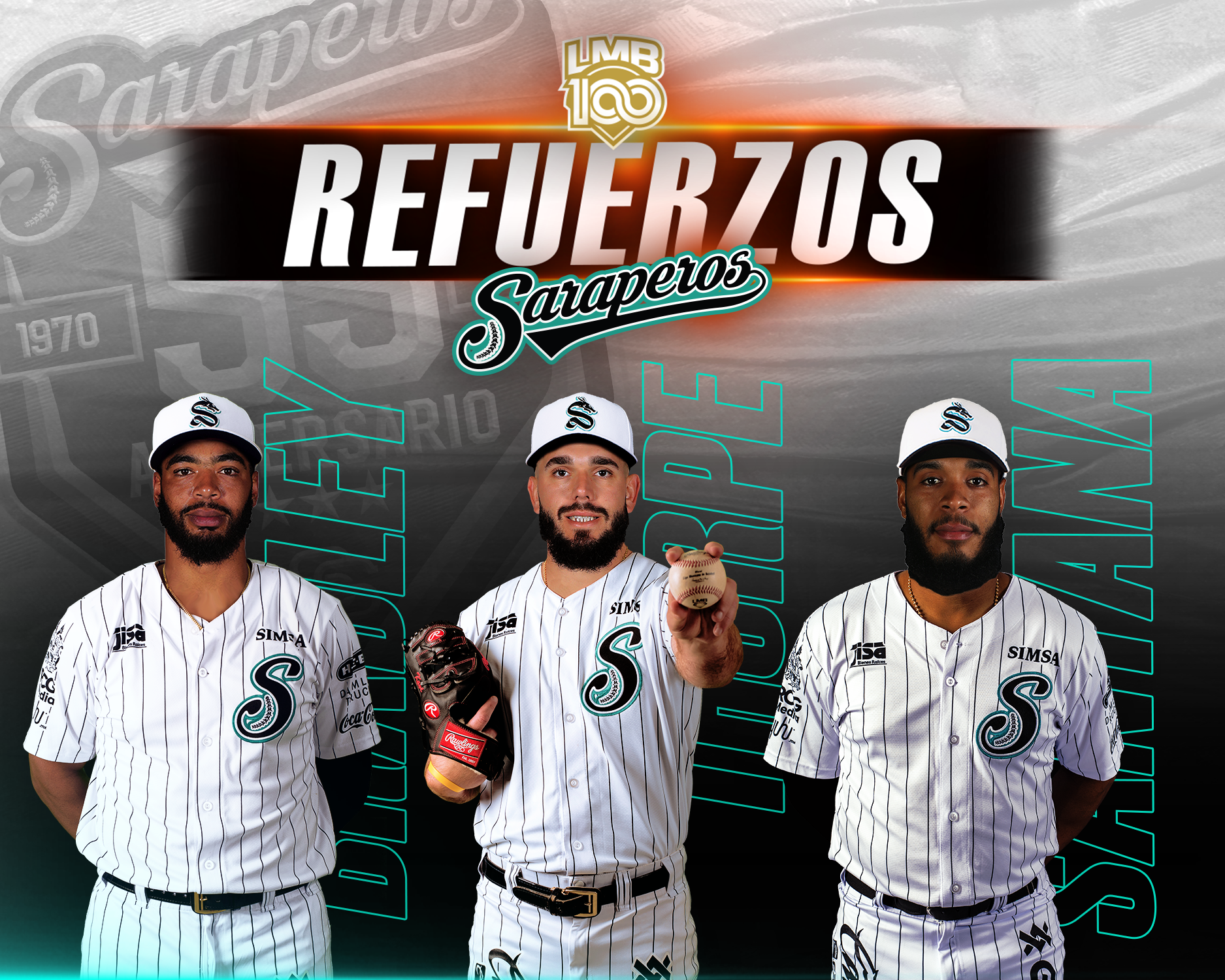 LLEGAN A SARAPEROS CRISTIAN SANTANA, BOBBY BRADLEY Y LEWIS THORPE