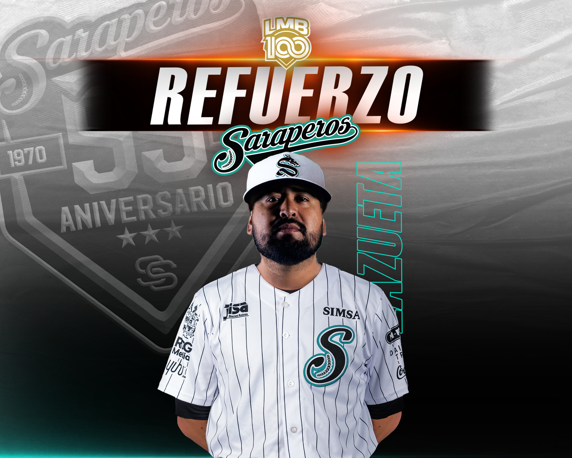 EL RELEVISTA ZURDO SAMUEL ZAZUETA REFUERZA EL BULLPEN SALTILLENSE