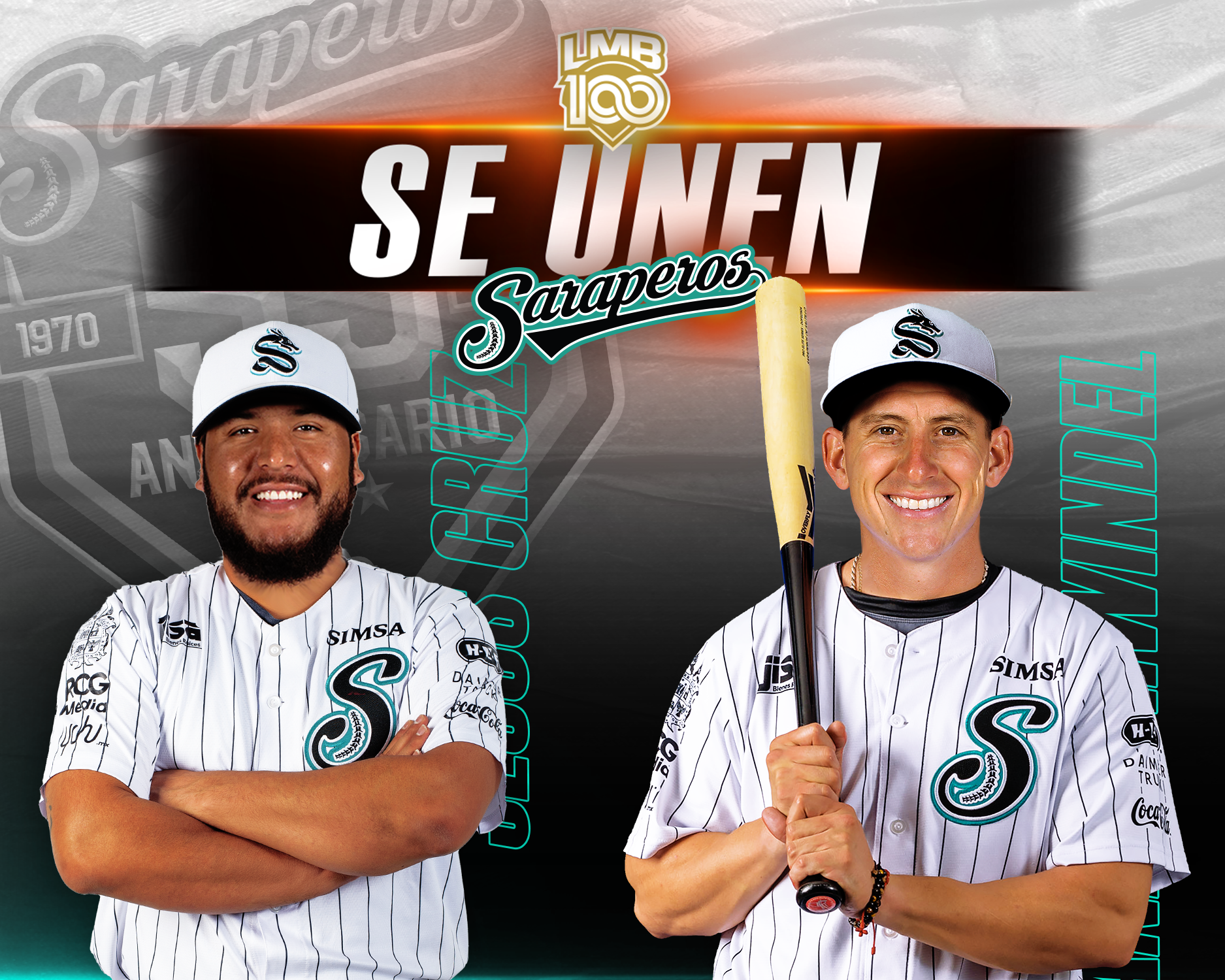 SE UNEN AL SARAPE EL RELEVISTA JESÚS CRUZ Y EL INFIELDER FRANK SCHWINDEL
