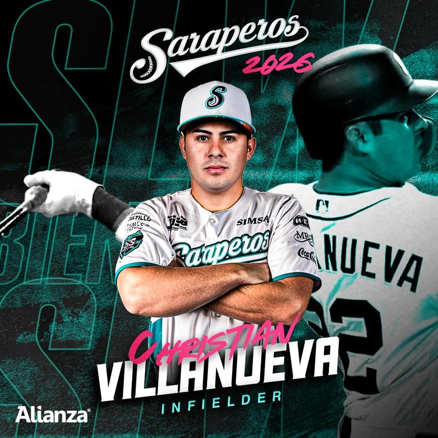 EL INFIELDER CHRISTIAN VILLANUEVA SE PONE EL SARAPE