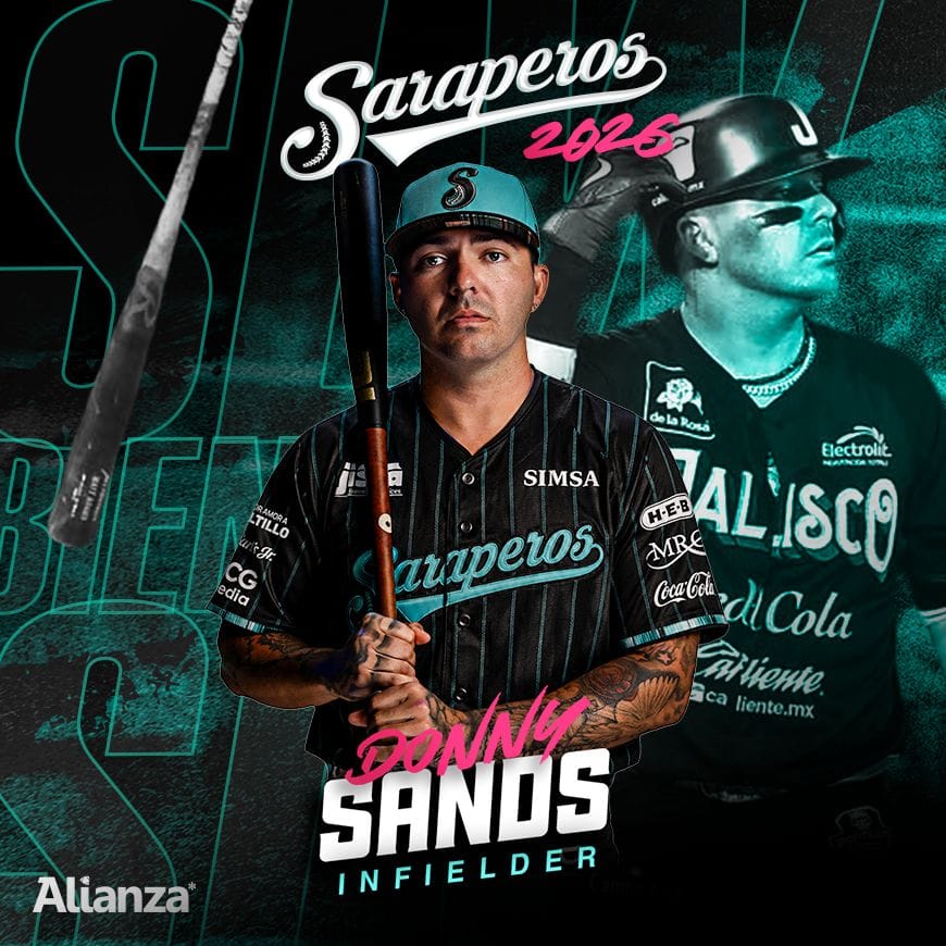 EL INFIELDER DONNY SANDS SE SUMA A LOS SARAPEROS