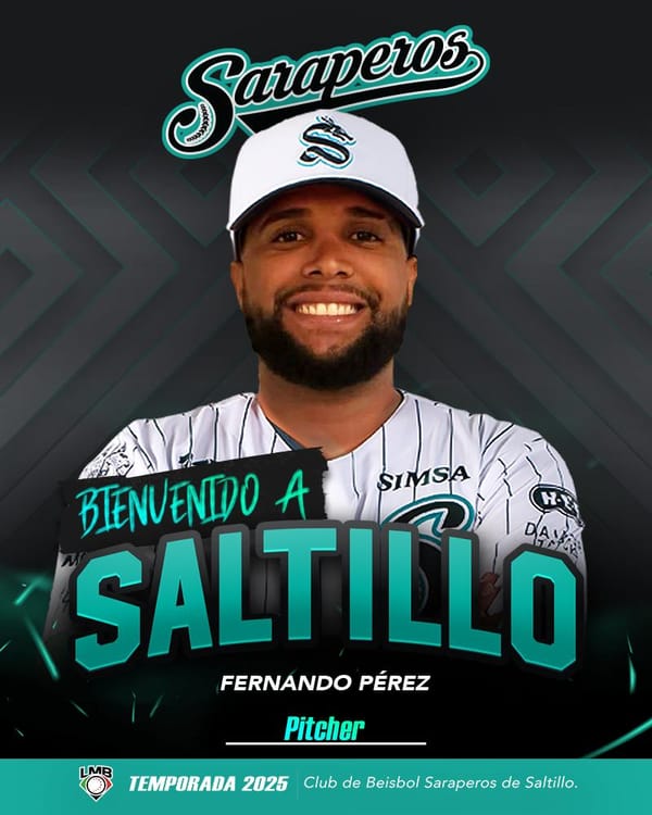 EL ABRIDOR DERECHO DOMINICANO, FERNANDO PÉREZ, SE UNE AL EQUIPO SALTILLENSE