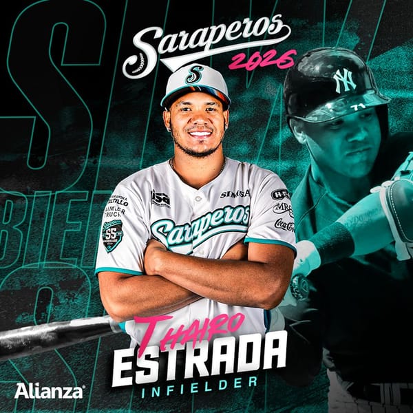 EL EX LIGAMAYORISTA THAIRO ESTRADA LLEGA A SARAPEROS